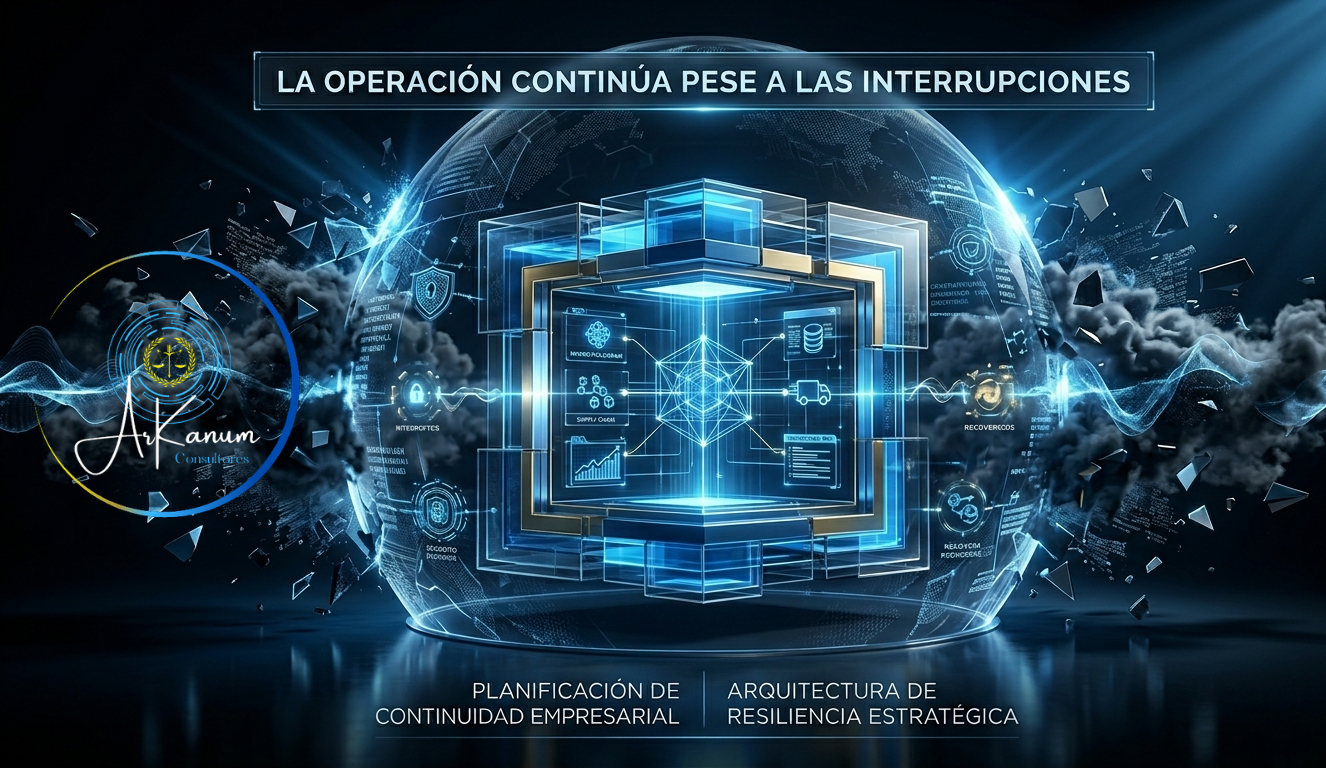 Visualización de estrategias de continuidad del negocio y resiliencia organizacional orientadas a mantener operaciones críticas.